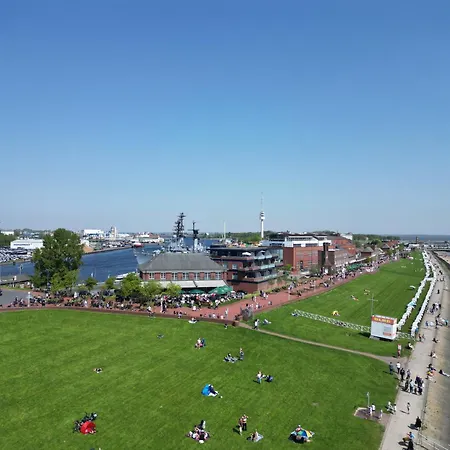 Strand-penthouse, 128 Qm, Maisonette, Parkplatz Wilhelmshaven