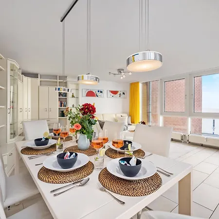 Strand-penthouse, 128 Qm, Maisonette, Parkplatz Wilhelmshaven