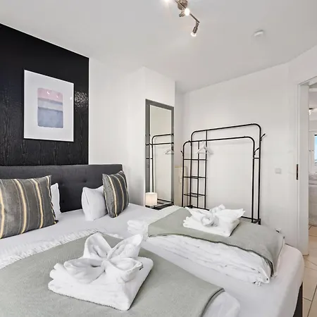 Strand-penthouse, 128 Qm, Maisonette, Parkplatz Apartmán