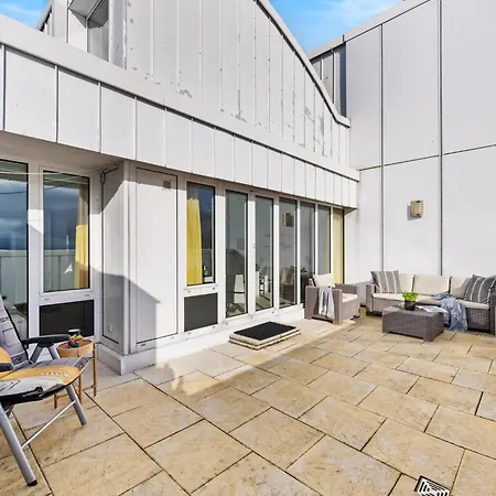 Apartmán Strand-penthouse, 128 Qm, Maisonette, Parkplatz *