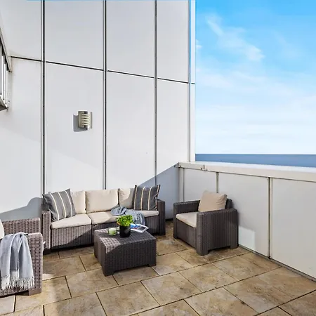 Strand-penthouse, 128 Qm, Maisonette, Parkplatz Apartmán *