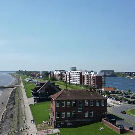 Апартаменты Strand-penthouse, 128 Qm, Maisonette, Parkplatz Вильгельмсхафен