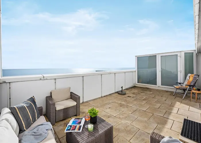 Strand-penthouse, 128 Qm, Maisonette, Parkplatz 公寓 *